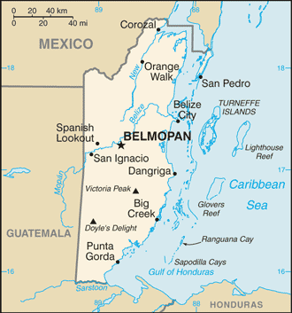 belize carte belmopan